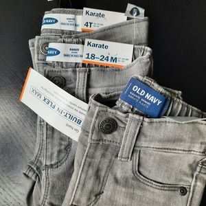 Lot of 3 pants 12 - 18 18 - 24 & 4T